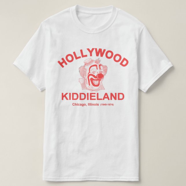 Hollywood Kiddieland, Chicago, IL. Amusement Park T-Shirt (Design Front)