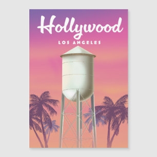Hollywood Los Angeles Travel poster