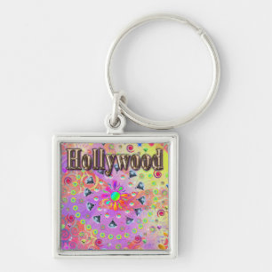 Hollywood Lucky Golden Keychain