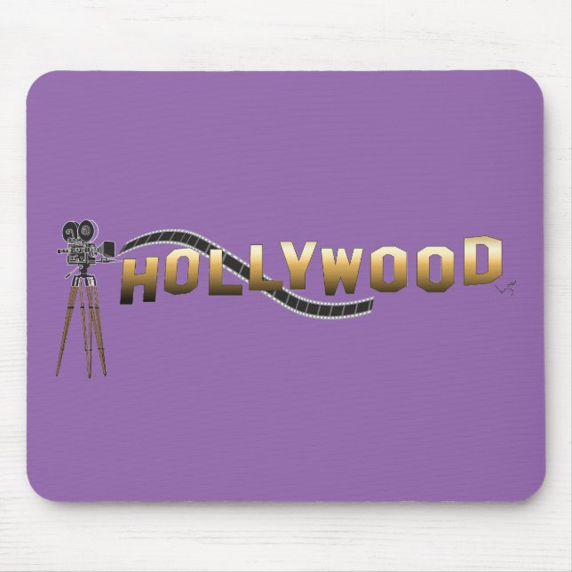 Hollywood-Movie Director Camera Mouse Pad (Front)
