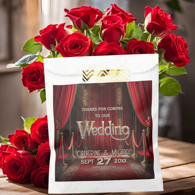 Hollywood Movie Red Carpet Premiere Wedding Favour Bags (Creator Uploaded)