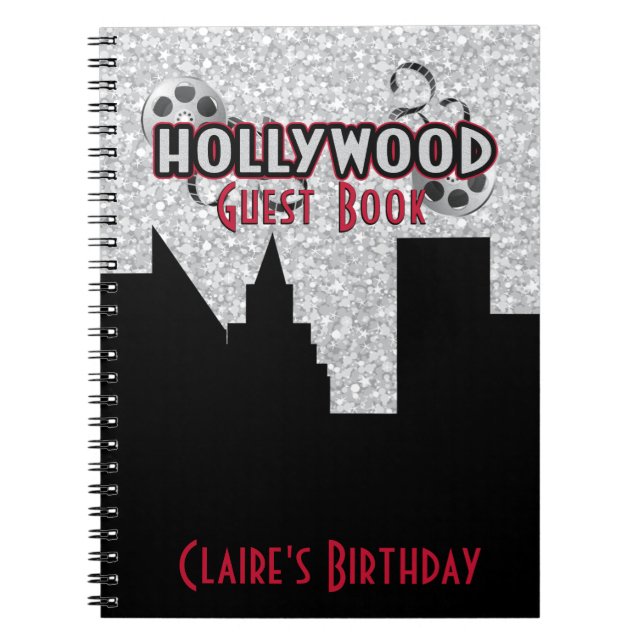Hollywood Party Guest Book (Front)