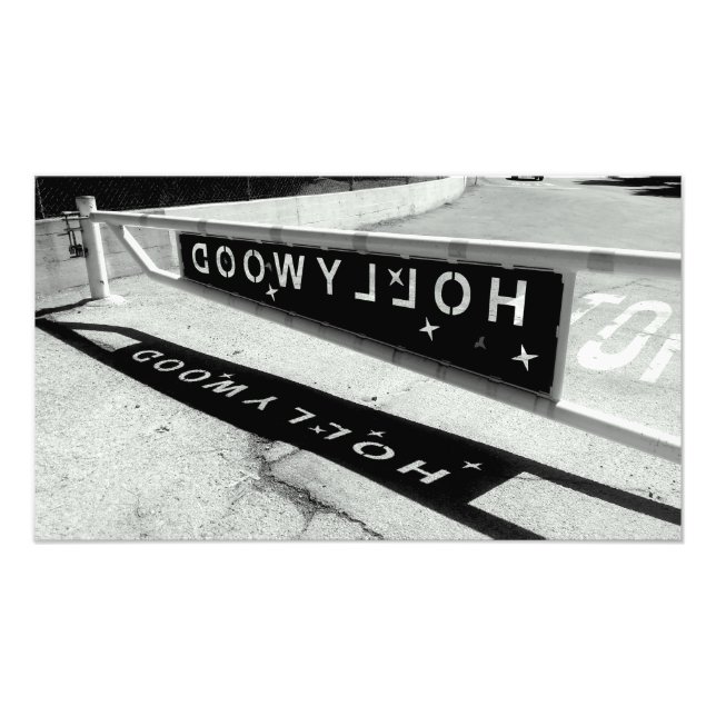 Hollywood Photo Print (Front)