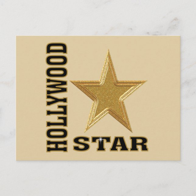 Hollywood Star Postcard (Front)