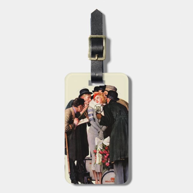 Hollywood Starlet Luggage Tag (Front Vertical)