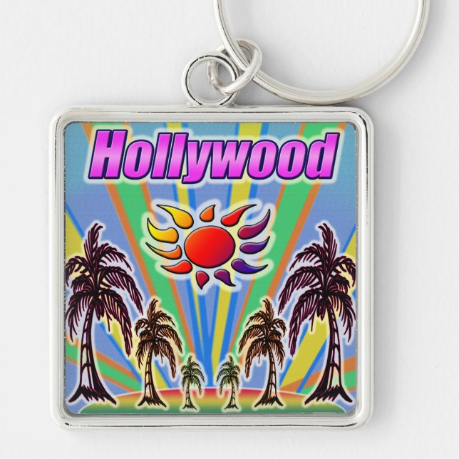 Hollywood Summer Love Keychain (Front)
