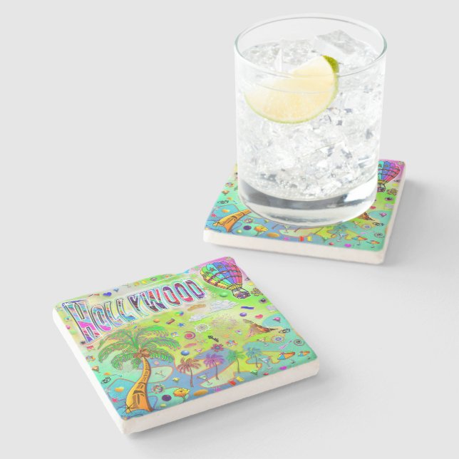 Hollywood Timeless Melody Coaster (Side)