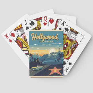 Hollywood Tinsel Town Playing Cards