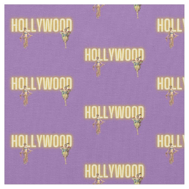 Hollywood Vintage Beauties & Neon Fabric (Close Up)
