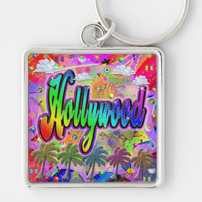 Hollywood Vista Express Keychain (Front)