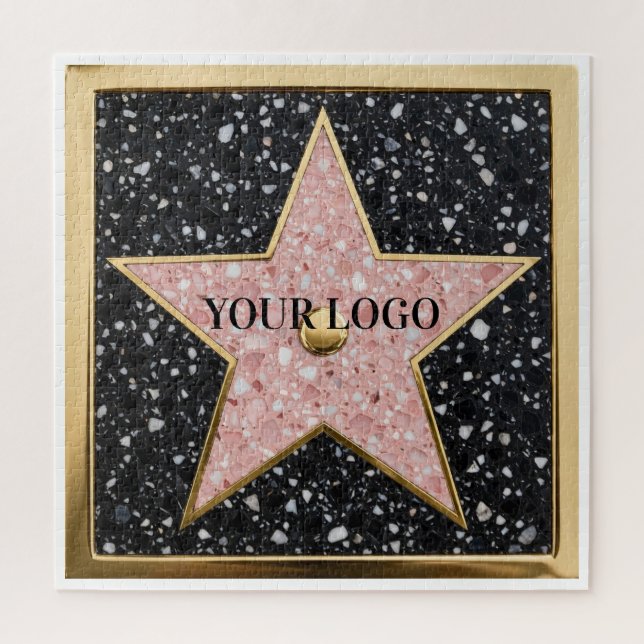Hollywood Walk of Fame Square Coaster Jigsaw Puzzle (Vertical)