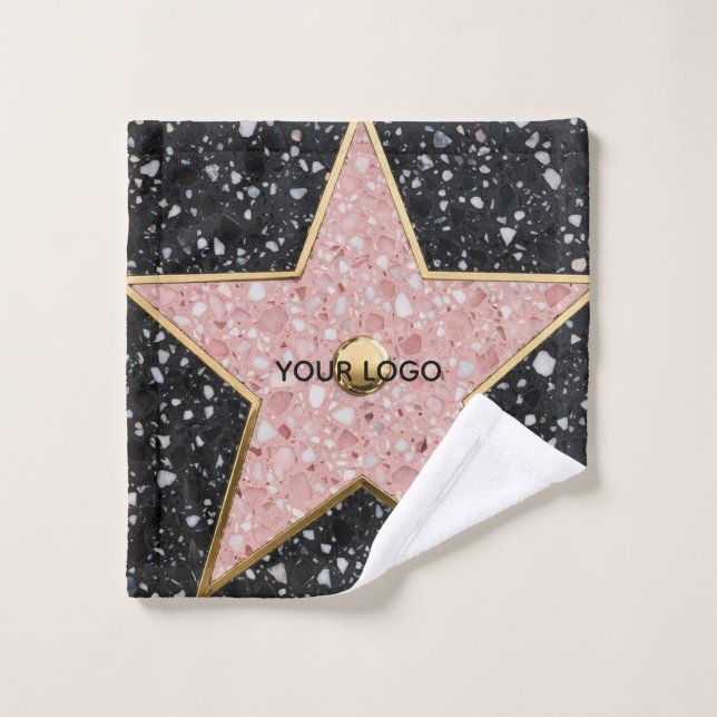 Hollywood Walk of Fame Square Coaster Wash Cloth (Wash Cloth)
