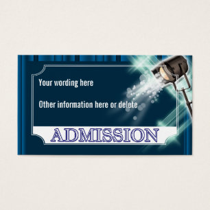 Hollywood wedding admission ticket PERSONALIZE