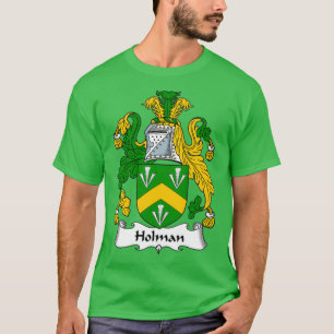 Holman Coat of Arms Family Crest  T-Shirt
