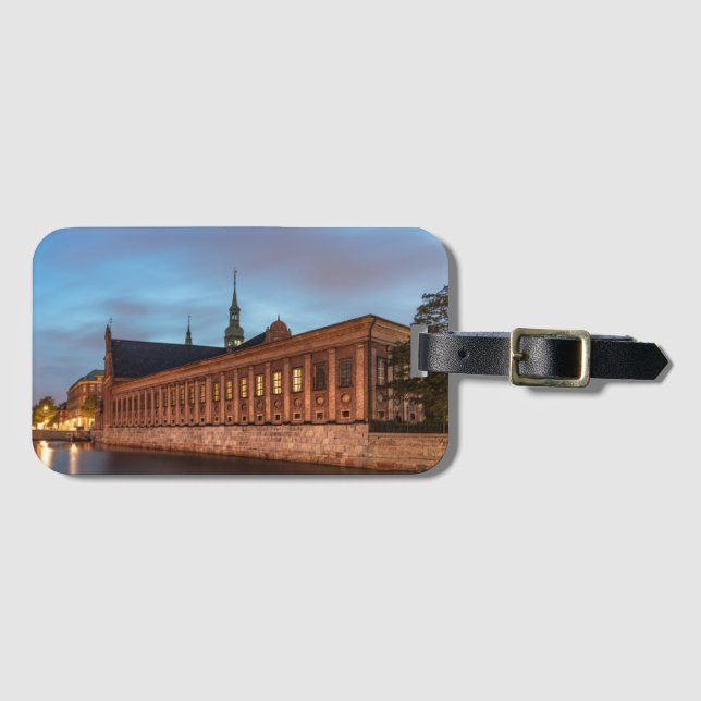 Holmens Church Copenhagen Denmark Luggage Tag (Front Horizontal)