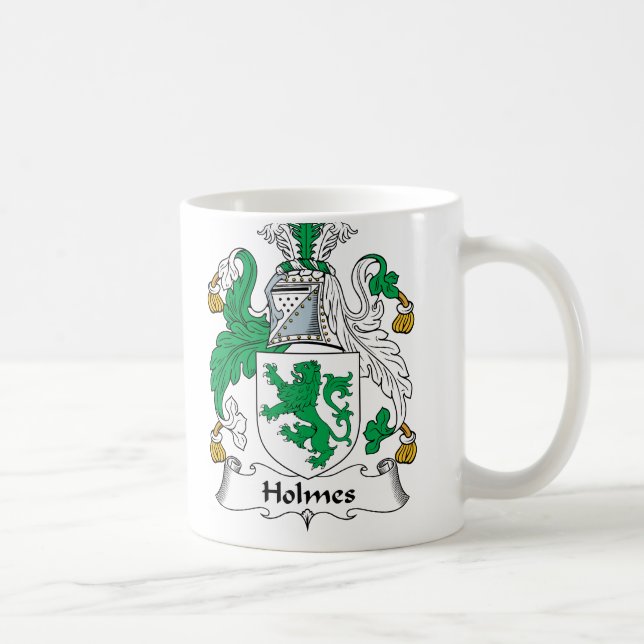Holmes Family Crest Coffee Mug (Right)