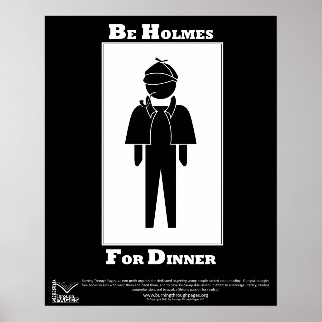 Holmes For Dinner Poster (Front)