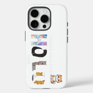 Holo,Cat Design Tough Hard   iPhone Case