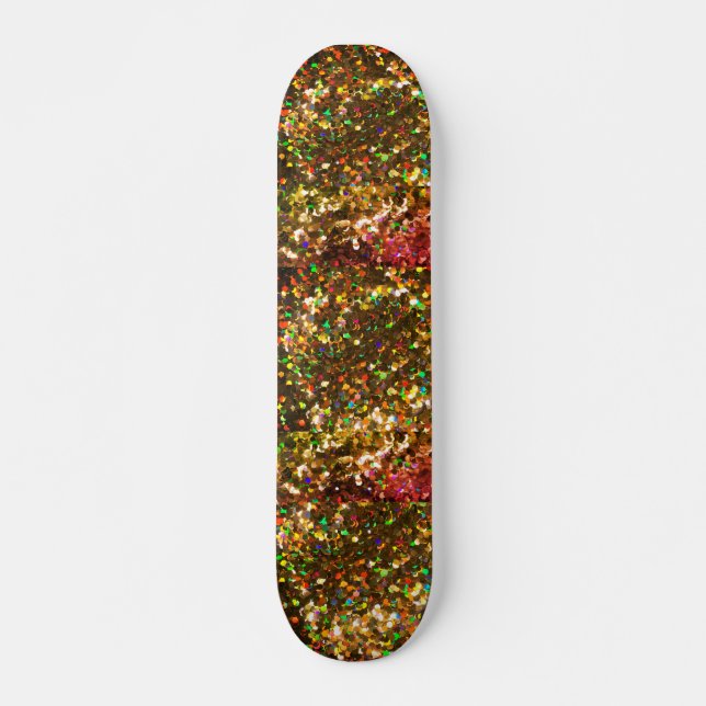 Holo Golf Glitter Glitz Board Skateboarding Skateboard (Front)
