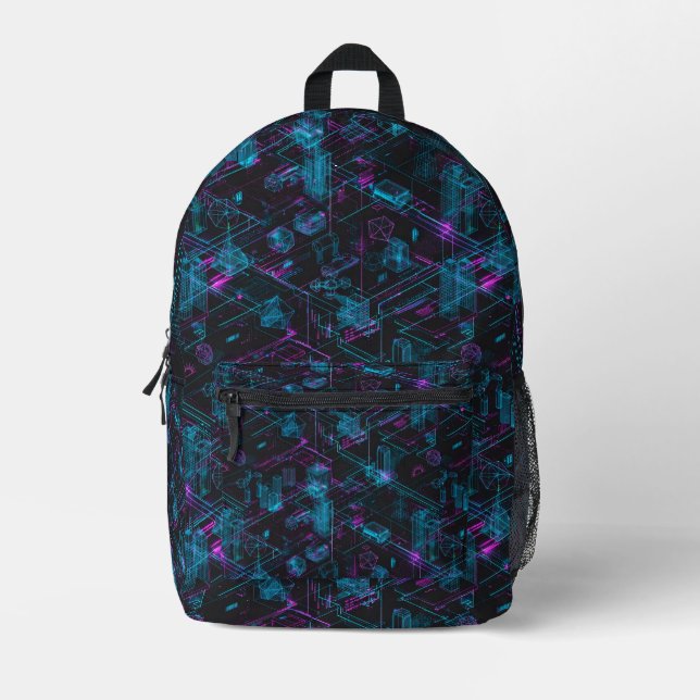 Holo Grid City Backpack (Front)