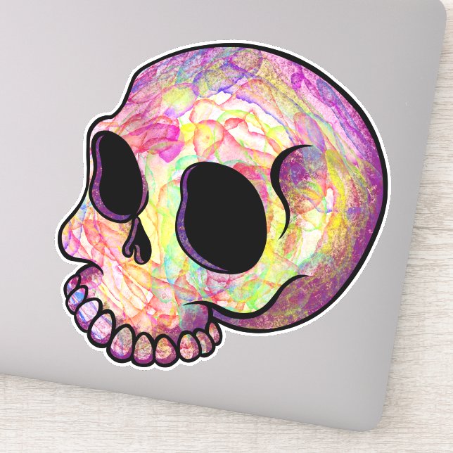 Holo skully vinyl (Detail)