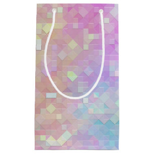 holo sparkle mosaic : small gift bag