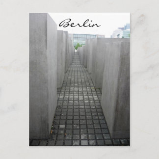 holocaust denkmal postcard