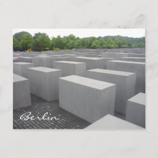 holocaust memorial field postcard