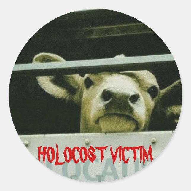 Holocost Victim Classic Round Sticker (Front)