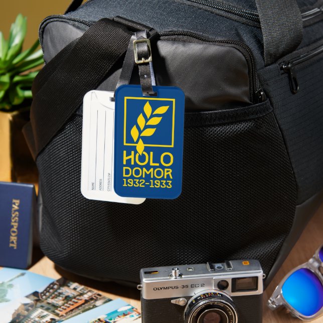 Holodomor Luggage Tag (Front & Back)
