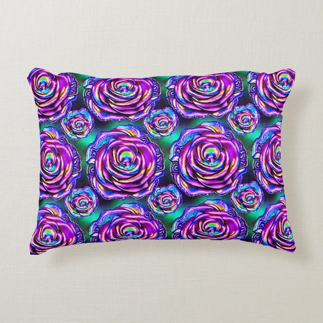 HoloFleur Accent Pillow (Front)