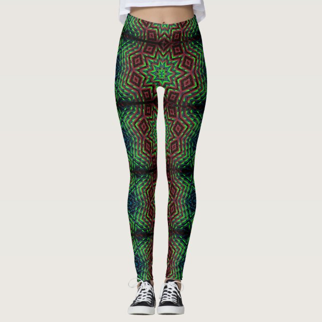 Hologram 3 Design Leggings (Front)