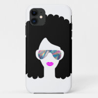 hologram afro girl