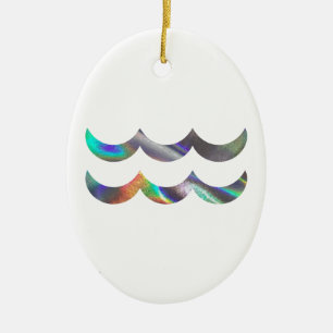 hologram Aquarius Ceramic Tree Decoration
