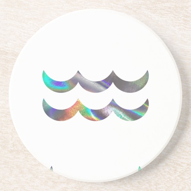 hologram Aquarius Coaster (Front)