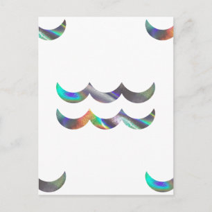 hologram Aquarius Postcard