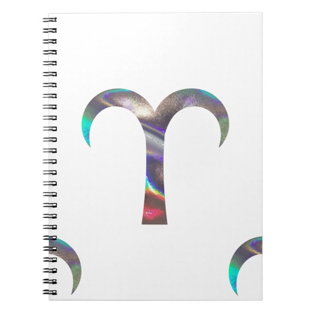 hologram Aries Spiral Notebook (Front)