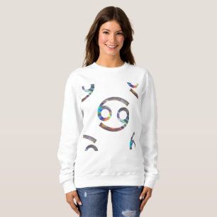 hologram cancer womens sweatshirt