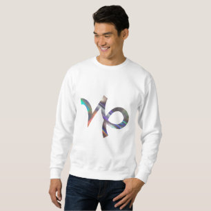 hologram Capricorn mens sweatshirt