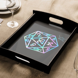 Hologram D20 Crit AF PnP Tabletop Gamer Dice Tissue Paper