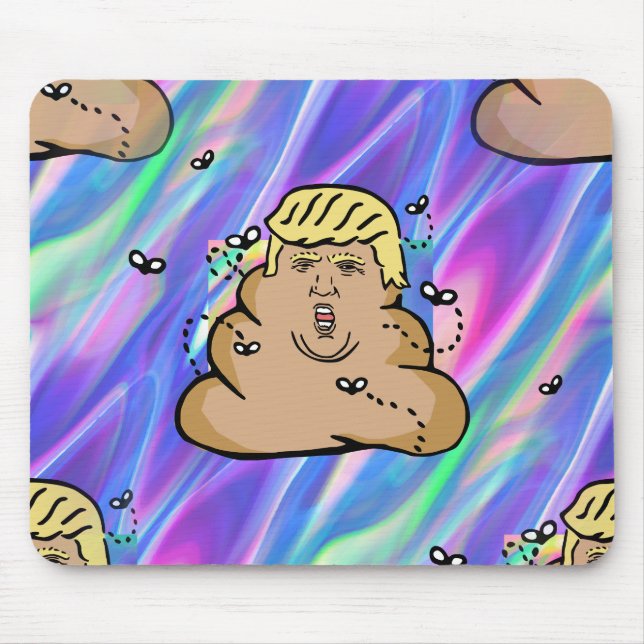 hologram dump trump mouse pad (Front)