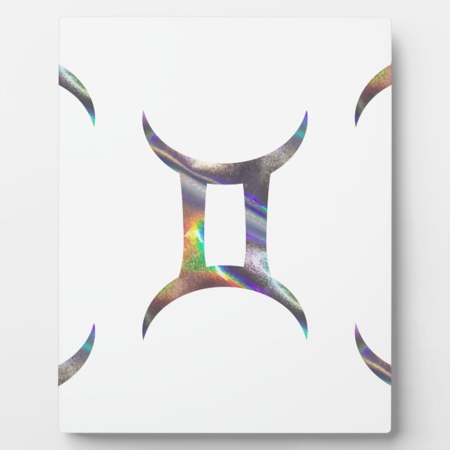 hologram Gemini Plaque (Front)