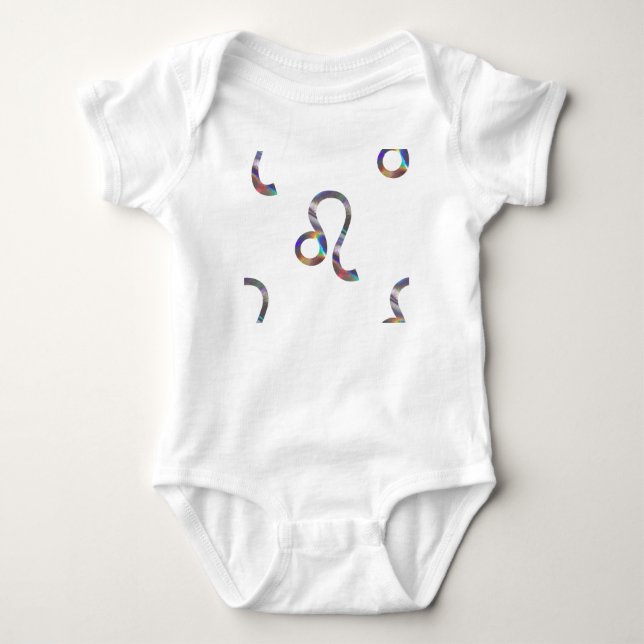 hologram Leo Baby Bodysuit (Front)