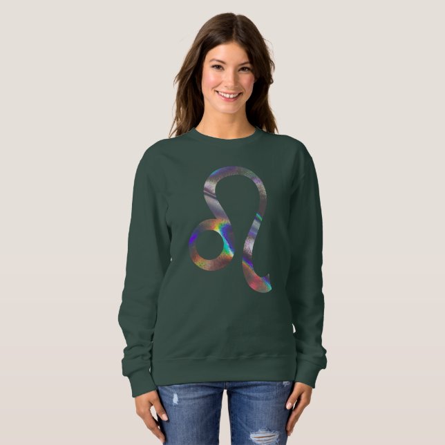 hologram leo womens sweatshirt (Front Full)