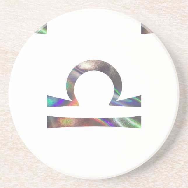 hologram Libra Coaster (Front)