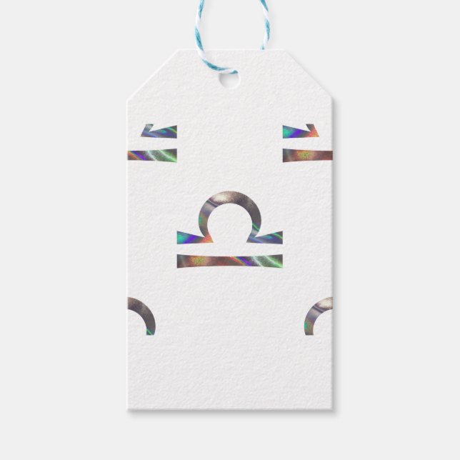 hologram Libra Gift Tags (Front)