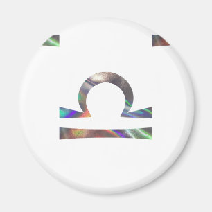 hologram Libra Magnet