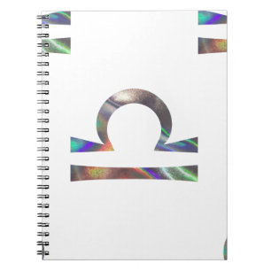 hologram Libra Spiral Notebook