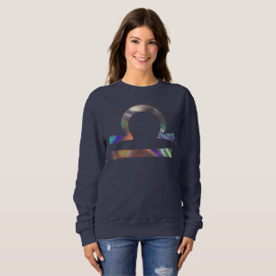hologram libra womens sweatshirt