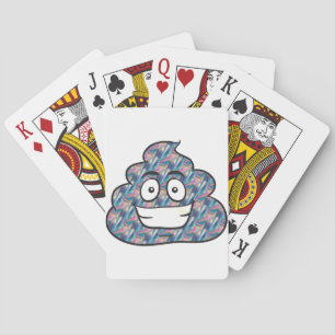 hologram poop emoji playing cards